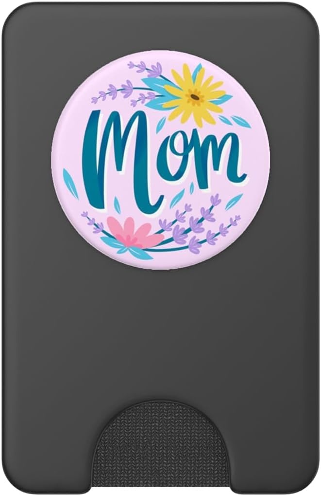 image:imagePopSockets Phone Grip Pink Floral Mom PopSockets PopGrip for MagSafeMagnetic PopWallet