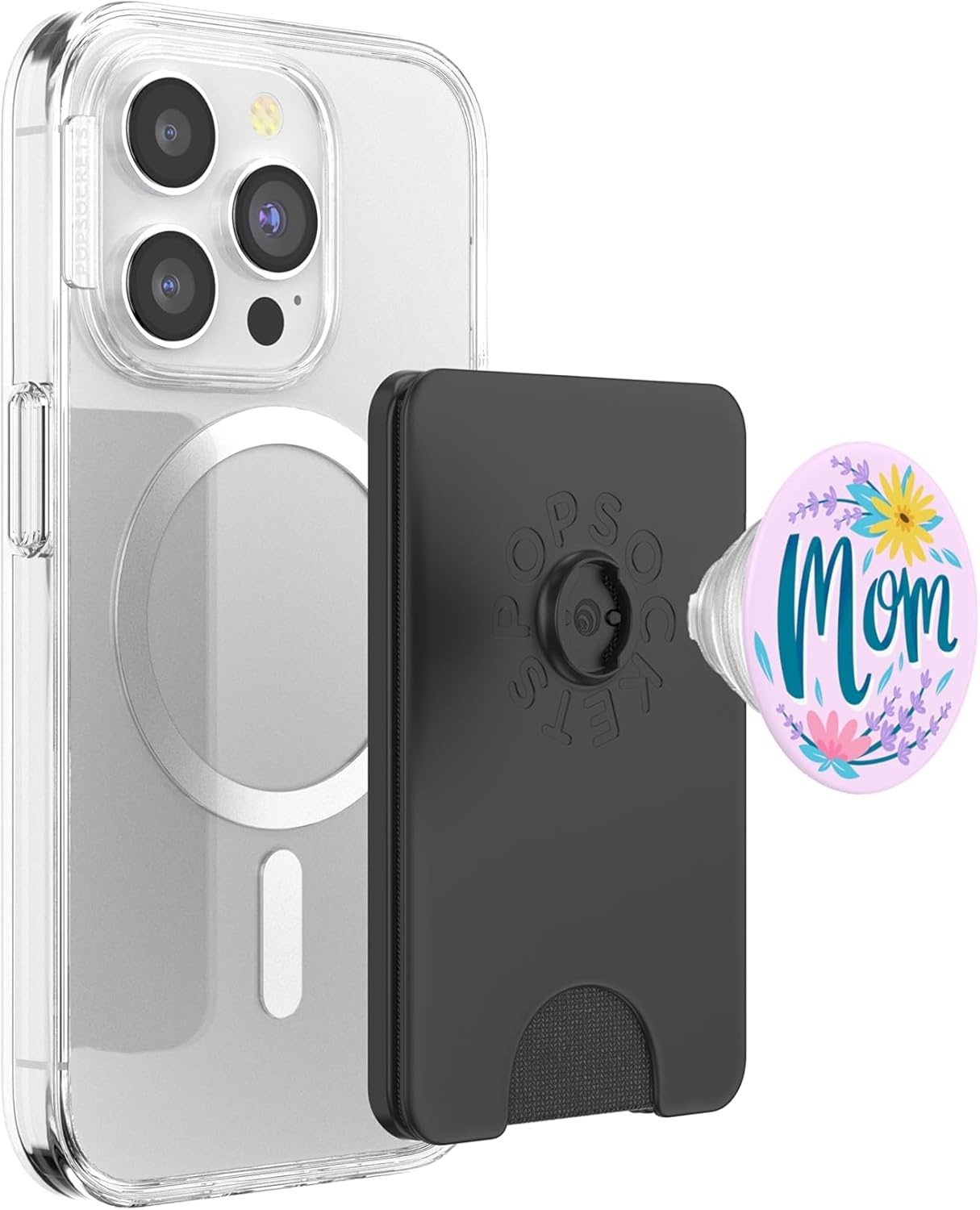 image:imagePopSockets Phone Grip Pink Floral Mom PopSockets PopGrip for MagSafeMagnetic PopWallet