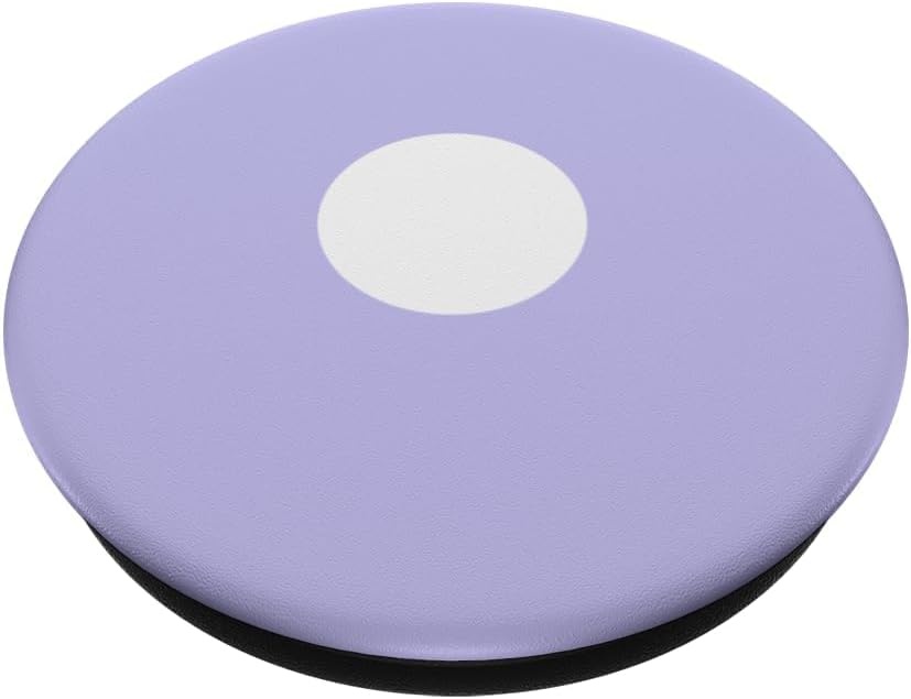 image:imagePopSockets Phone Grip Purple amp White Dot PopSockets PopGrip for MagSafeAdhesive PopGrip
