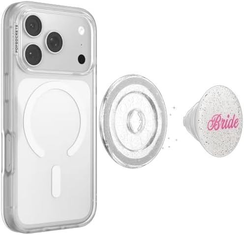 image:imagePopSockets Phone Grip for MagSafe Magnetic Holder Phone Stand Cute Bridal Bling