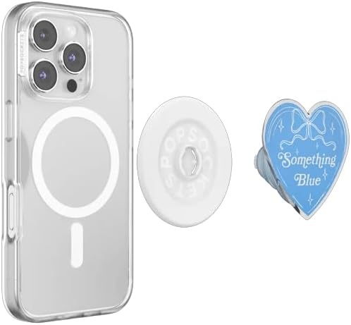 image:imagePopSockets Phone Grip for MagSafe Magnetic Holder Phone Stand Heart Something Blue