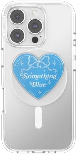 image:imagePopSockets Phone Grip for MagSafe Magnetic Holder Phone Stand Heart Something Blue