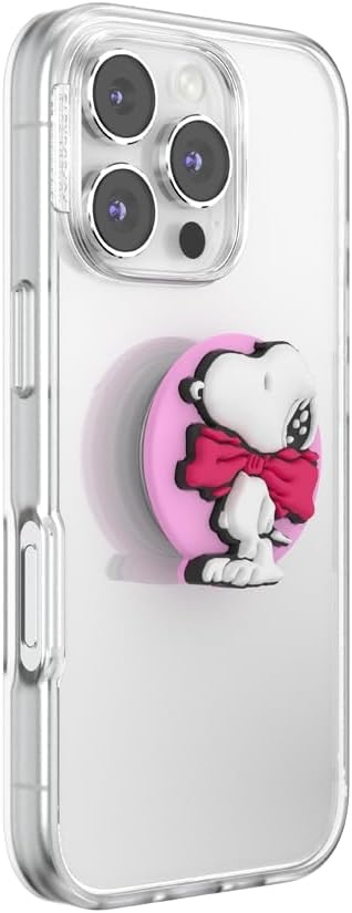 image:imagePopSockets Phone Grip for MagSafe Magnetic Holder Phone Stand Snoopy Tied in a BowTied in a Bow