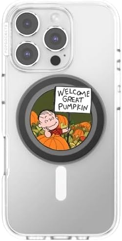 image:imagePopSockets Phone Grip for MagSafe Magnetic Holder Phone Stand Snoopy Tied in a BowWelcome Great Pumpkin