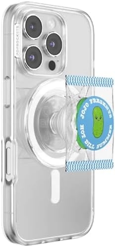 image:imagePopSockets PopTop Adhesive Phone Grip with Swappable Top Funny So SaltyBaggy Pickle