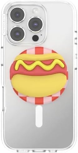image:imagePopSockets PopTop Adhesive Phone Grip with Swappable Top Funny So SaltyHot Dog