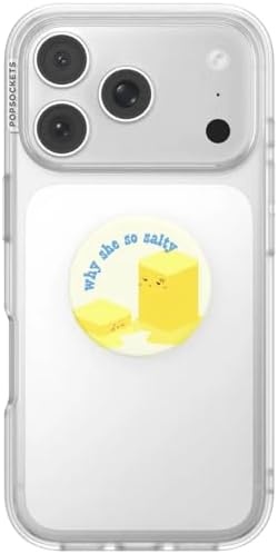 image:imagePopSockets PopTop Adhesive Phone Grip with Swappable Top Funny So SaltySo Salty