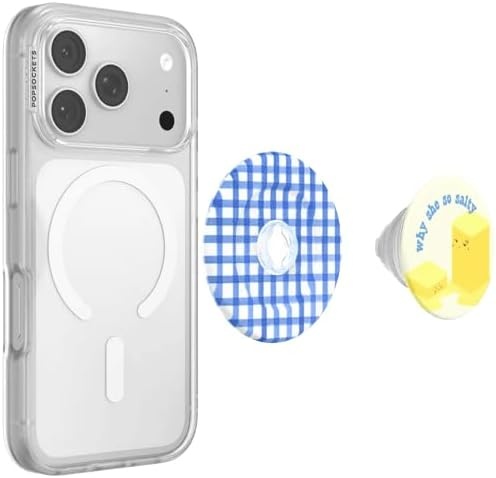 image:imagePopSockets PopTop Adhesive Phone Grip with Swappable Top Funny So SaltySo Salty