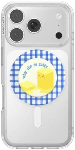 image:imagePopSockets PopTop Adhesive Phone Grip with Swappable Top Funny So SaltySo Salty