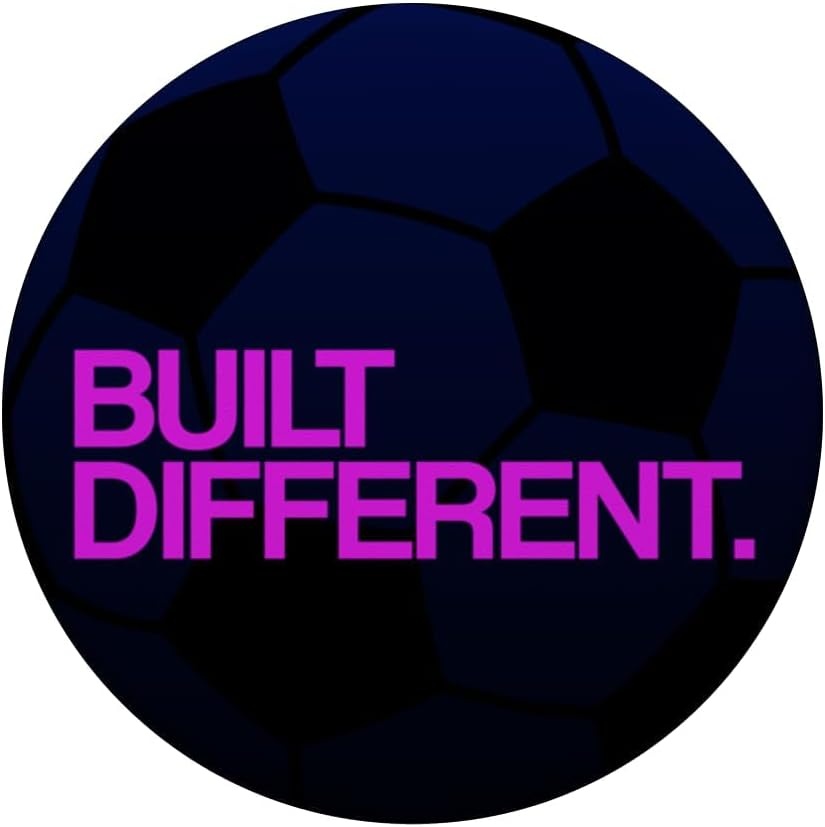 image:imagePopSockets Soccer Phone Grip Built Different PopSockets PopGrip for MagSafeAdhesive PopGrip