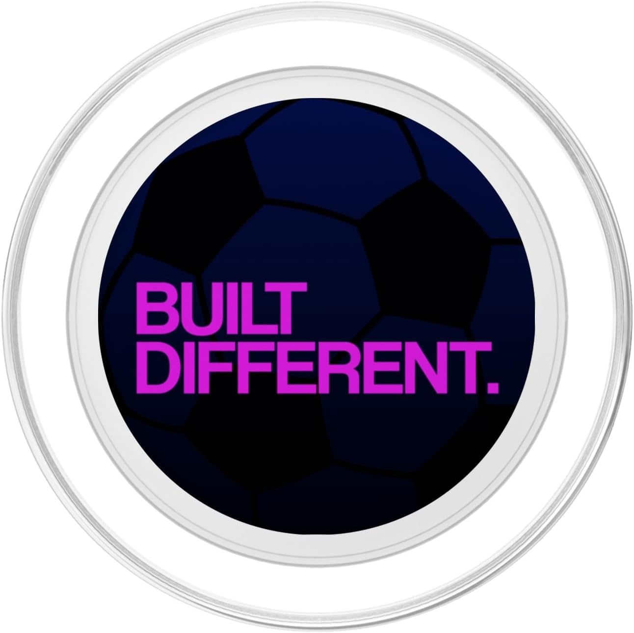image:imagePopSockets Soccer Phone Grip Built Different PopSockets PopGrip for MagSafeMagnetic PopGrip