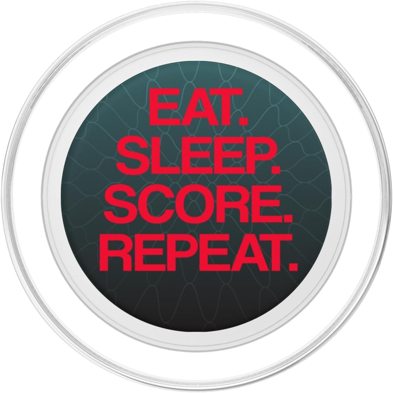 image:imagePopSockets Soccer Phone Grip Eat Sleep Score Repeat PopSockets PopGrip for MagSafeMagnetic PopGrip