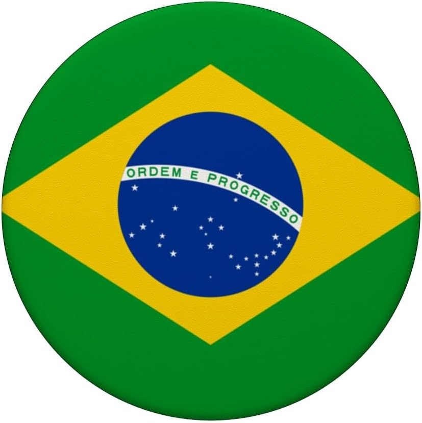 image:imagePopSockets World Cup Phone Grip Brazil Flag PopSockets PopGrip for MagSafeAdhesive PopGrip