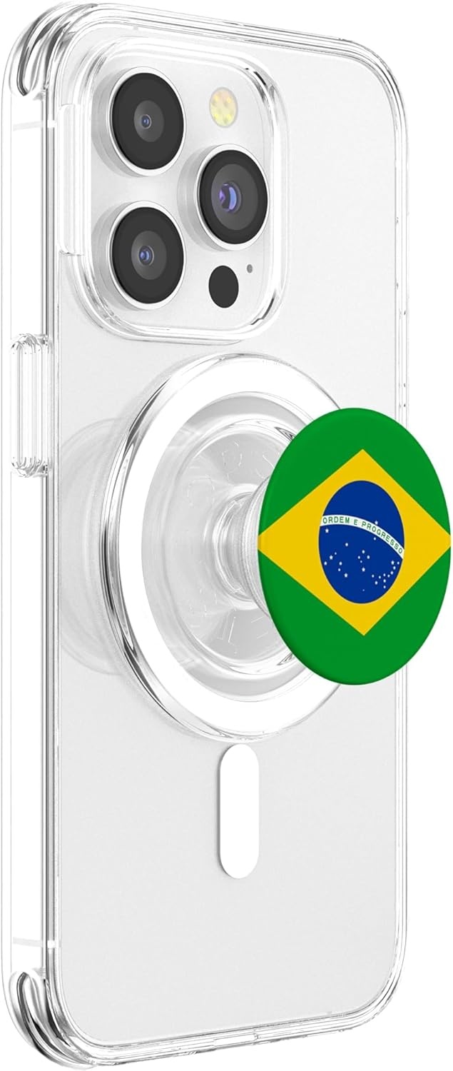 image:imagePopSockets World Cup Phone Grip Brazil Flag PopSockets PopGrip for MagSafeMagnetic PopGrip