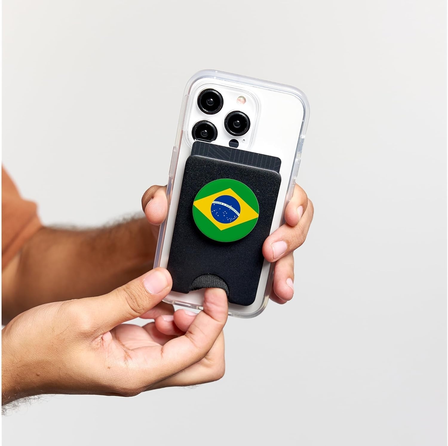image:imagePopSockets World Cup Phone Grip Brazil Flag PopSockets PopGrip for MagSafeMagnetic PopWallet