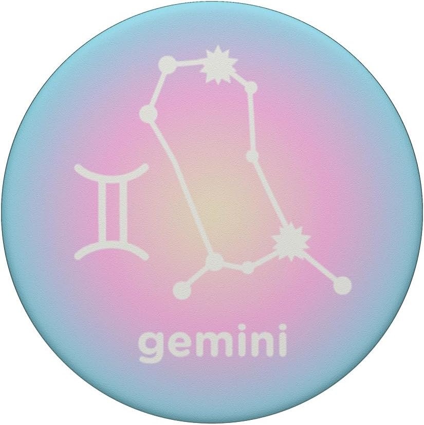 image:imagePopSockets Zodiac Phone Grip Gemini Zodiac Sign PopSockets Adhesive PopGripAdhesive PopGrip