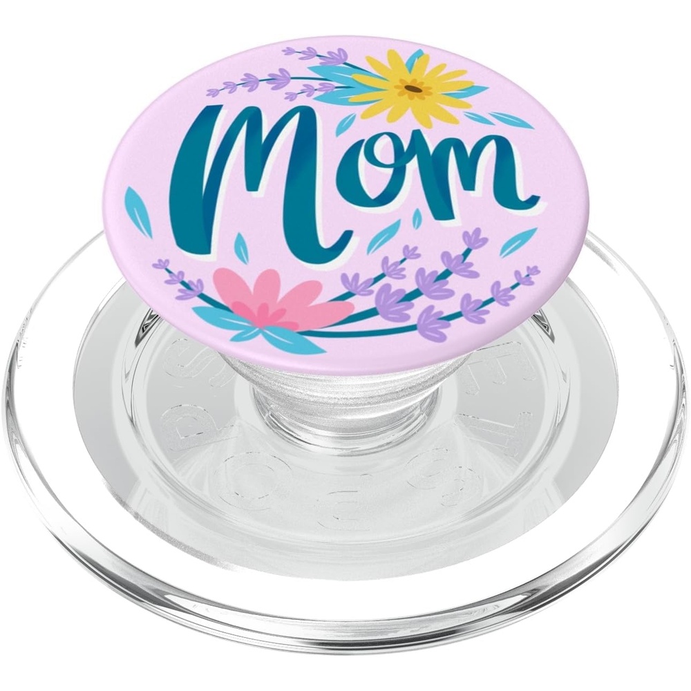image:imagePopSockets Phone Grip Pink Floral Mom PopSockets PopGrip for MagSafeMagnetic PopGrip