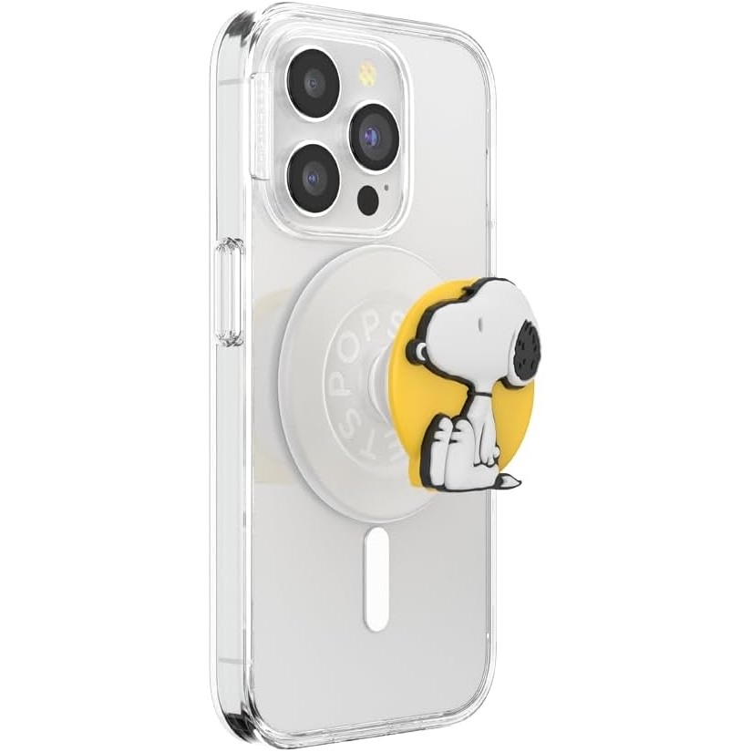 image:imagePopSockets Phone Grip for MagSafe Magnetic Holder Phone Stand Snoopy Tied in a BowEnamel Snoopy Skip