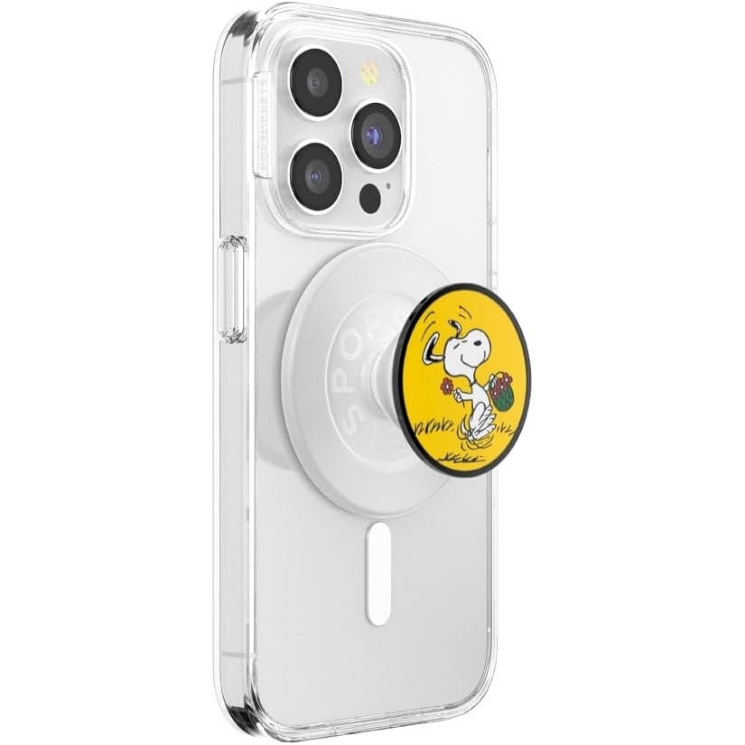 image:imagePopSockets Phone Grip for MagSafe Magnetic Holder Phone Stand Snoopy Tied in a BowPopOut Sitting Snoopy