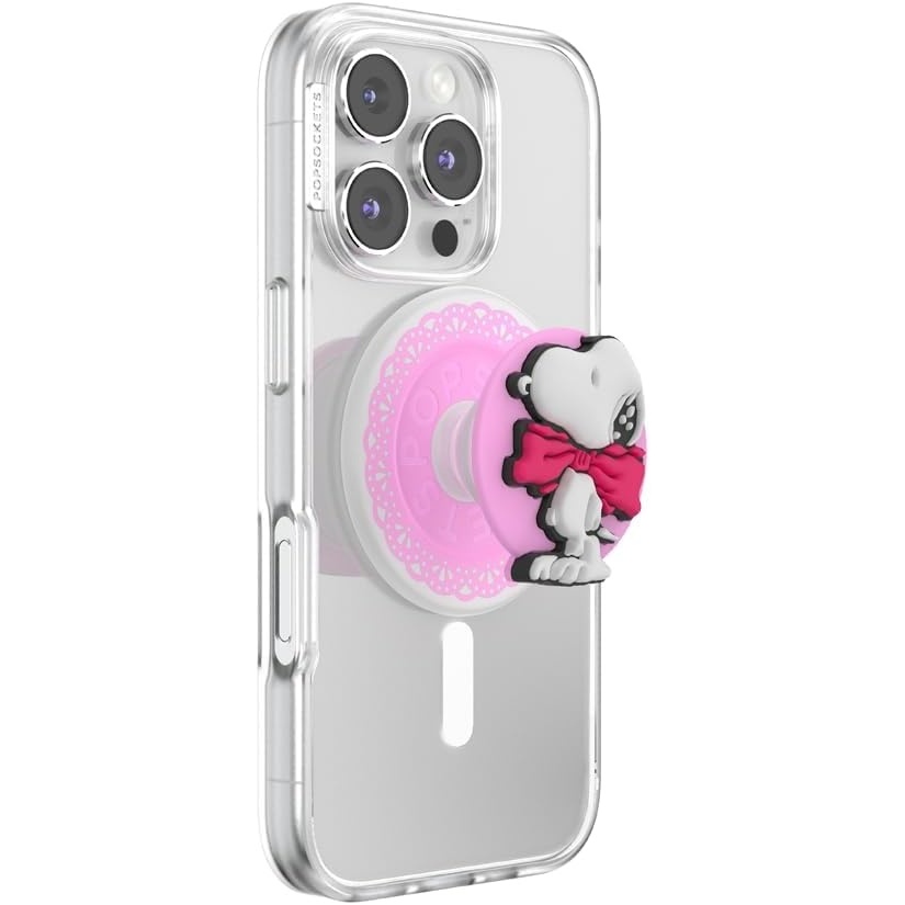 image:imagePopSockets Phone Grip for MagSafe Magnetic Holder Phone Stand Snoopy Tied in a BowSnoopy Tied a Bow
