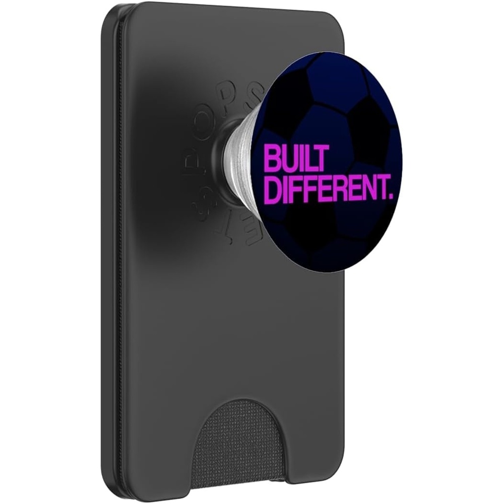 image:imagePopSockets Soccer Phone Grip Built Different PopSockets PopGrip for MagSafeMagnetic PopWallet
