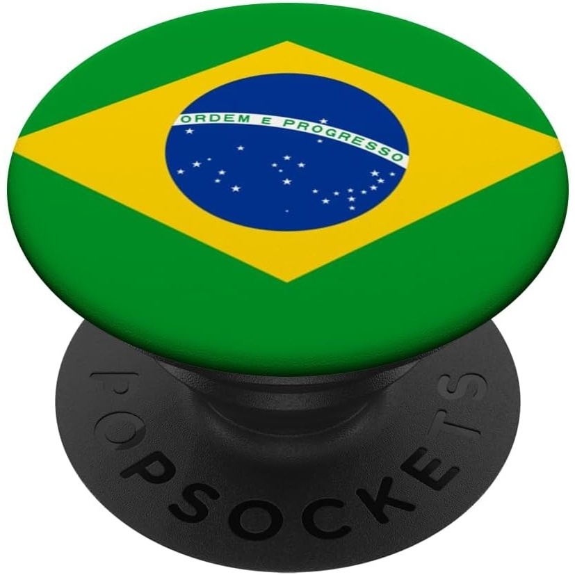 image:imagePopSockets World Cup Phone Grip Brazil Flag PopSockets PopGrip for MagSafeAdhesive PopGrip
