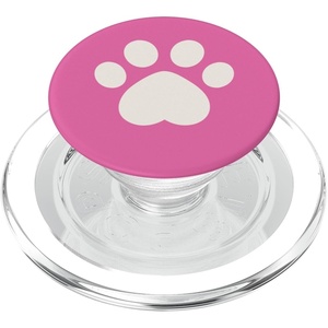 PopSockets Pet Phone Grip – Pink Paw PopSockets PopGrip for MagSafe(Magnetic PopGrip)