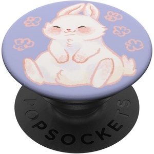 PopSockets Phone Grip – Fluffy Bunny PopSockets PopGrip for MagSafe(Adhesive PopGrip)