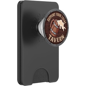 PopSockets Phone Grip – Support Your Local Tavern PopSockets PopGrip for MagSafe(Magnetic PopWallet)