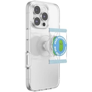 PopSockets PopTop, Adhesive Phone Grip with Swappable Top, Funny – So Salty(Baggy Pickle)