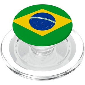 PopSockets World Cup Phone Grip – Brazil Flag PopSockets PopGrip for MagSafe(Magnetic PopGrip)