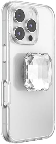 image:imagePopSockets Adhesive Phone Grip Holder Phone Stand Heart Pillow Cut Heart Clear Glitter