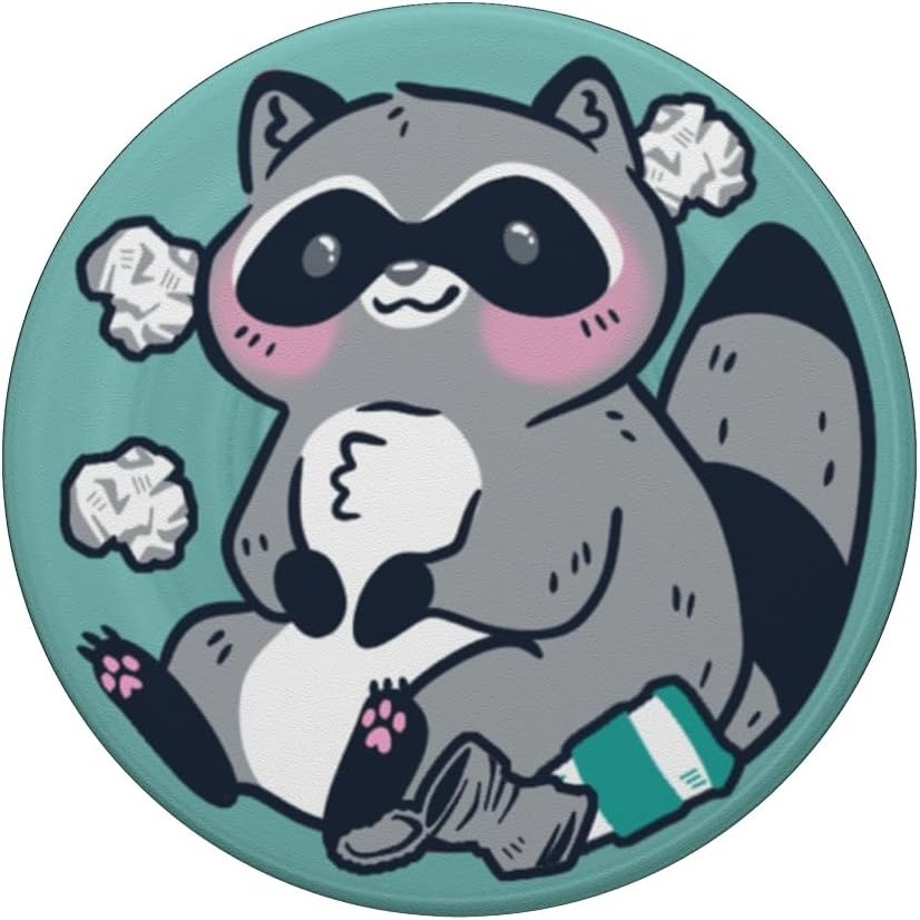 image:imagePopSockets Phone Grip Trash Raccoon PopSockets Adhesive PopGripAdhesive PopGrip