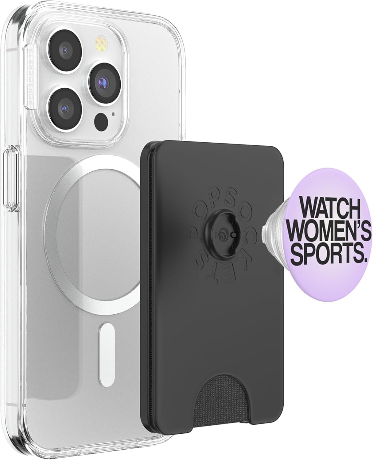 image:imagePopSockets Phone Grip Watch Womens Sports Purple PopSockets PopGrip for MagSafeMagnetic PopWallet