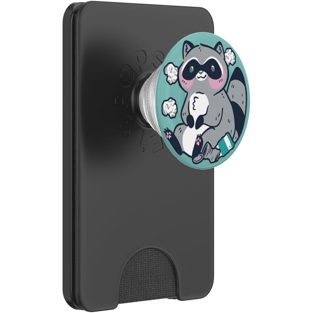 image:imagePopSockets Phone Grip  Trash Raccoon PopSockets Adhesive PopGripMagnetic PopWallet