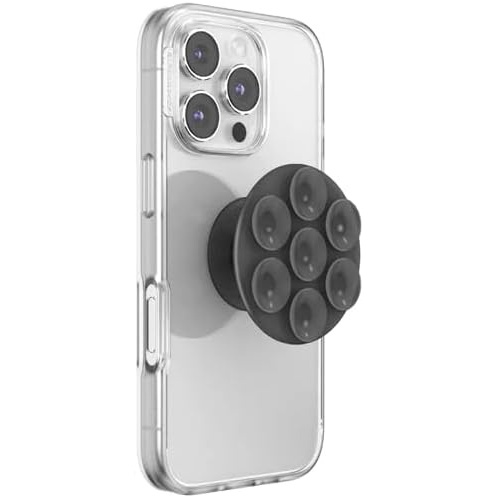 image:imagePopSockets PopTop Adhesive Phone Grip with Swappable Top Black Black