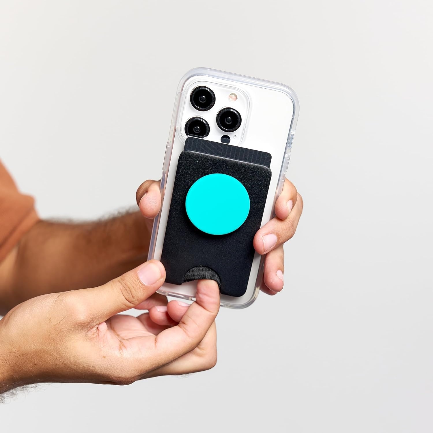 image:imagePopSockets Phone Grip with Expanding Kickstand Bright Aqua PopSockets Adhesive PopGripMagnetic PopWallet