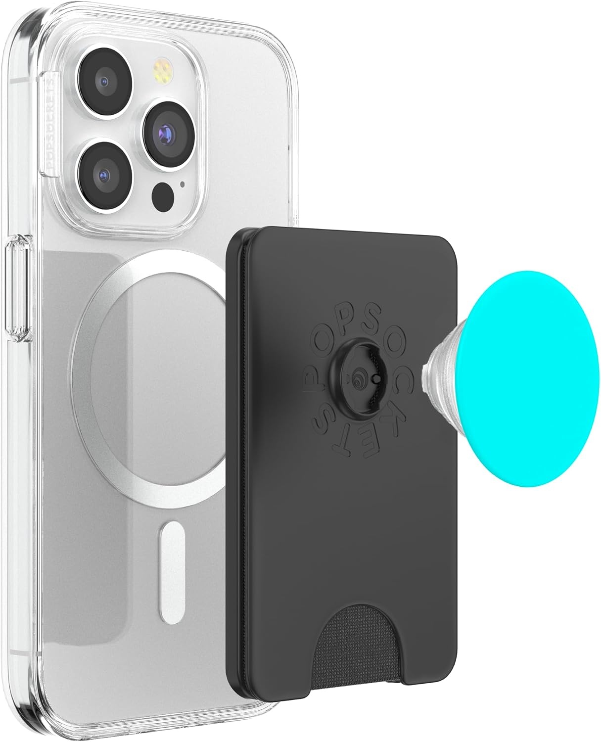 image:imagePopSockets Phone Grip with Expanding Kickstand Bright Aqua PopSockets Adhesive PopGripMagnetic PopWallet