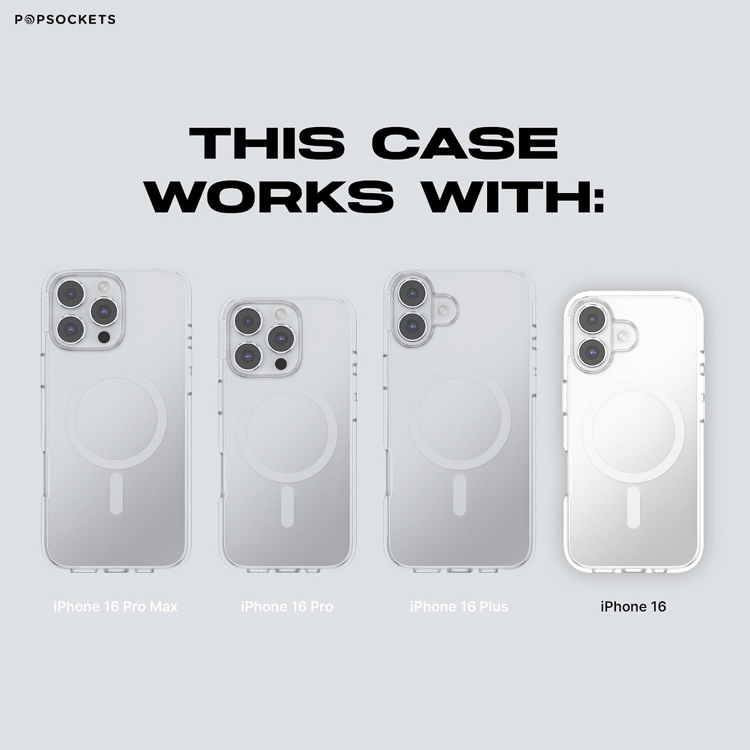 image:imagePopSockets iPhone 13 Phone Case with MagSafe Wireless Charging Compatible Checkered Blush GinghamClub Stripe Green