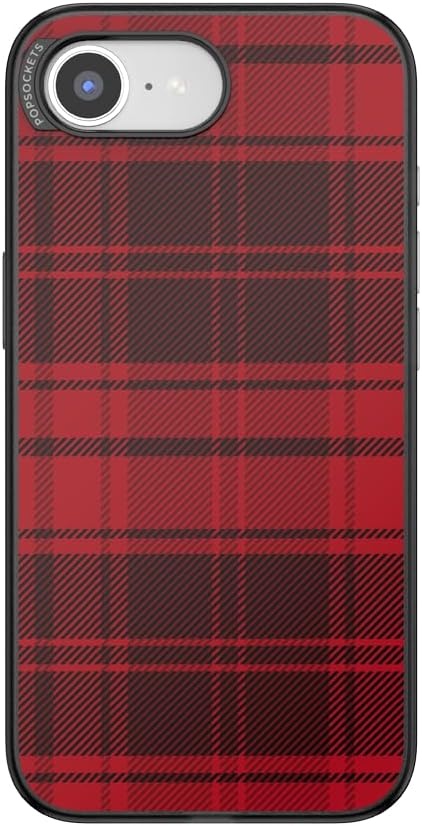 image:imagePopSockets iPhone 13 Pro Max Phone Case with MagSafe Wireless Charging Compatible Checkered Blush GinghamBuffalo Check