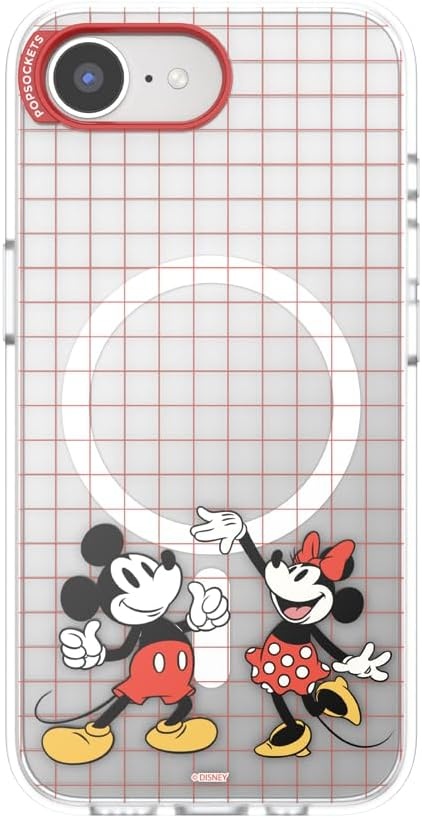 image:imagePopSockets iPhone 13 Pro Max Phone Case with MagSafe Wireless Charging Compatible Disney Mickey Latte CheckMod Mickey Minnie