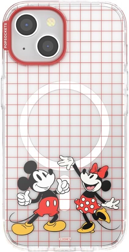 image:imagePopSockets iPhone 13 Pro Max Phone Case with MagSafe Wireless Charging Compatible Disney Mickey Latte CheckMod Mickey Minnie