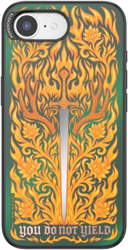 image:imagePopSockets iPhone 15 Pro Phone Case with MagSafe Wireless Charging Compatible Dragon The 13Fireheart