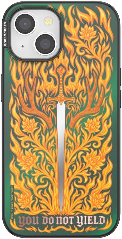 image:imagePopSockets iPhone 15 Pro Phone Case with MagSafe Wireless Charging Compatible Dragon The 13Fireheart