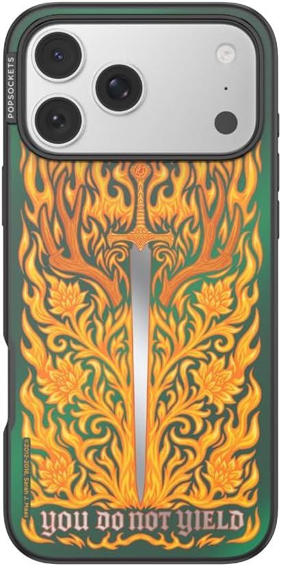 image:imagePopSockets iPhone 15 Pro Phone Case with MagSafe Wireless Charging Compatible Dragon The 13Fireheart