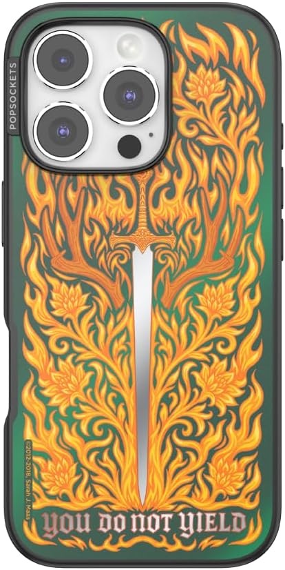 image:imagePopSockets iPhone 15 Pro Phone Case with MagSafe Wireless Charging Compatible Dragon The 13Fireheart