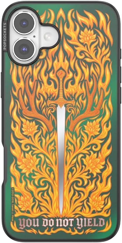 image:imagePopSockets iPhone 15 Pro Phone Case with MagSafe Wireless Charging Compatible Dragon The 13Fireheart