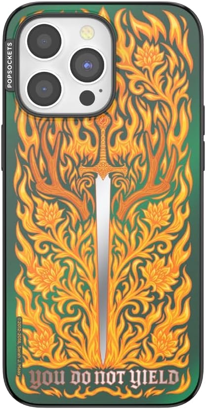 image:imagePopSockets iPhone 15 Pro Phone Case with MagSafe Wireless Charging Compatible Dragon The 13Fireheart