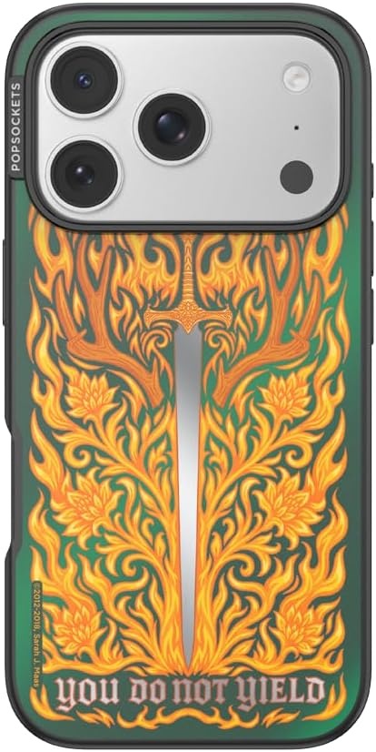image:imagePopSockets iPhone 15 Pro Phone Case with MagSafe Wireless Charging Compatible Dragon The 13Fireheart