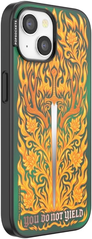 image:imagePopSockets iPhone 15 Pro Phone Case with MagSafe Wireless Charging Compatible Dragon The 13Fireheart